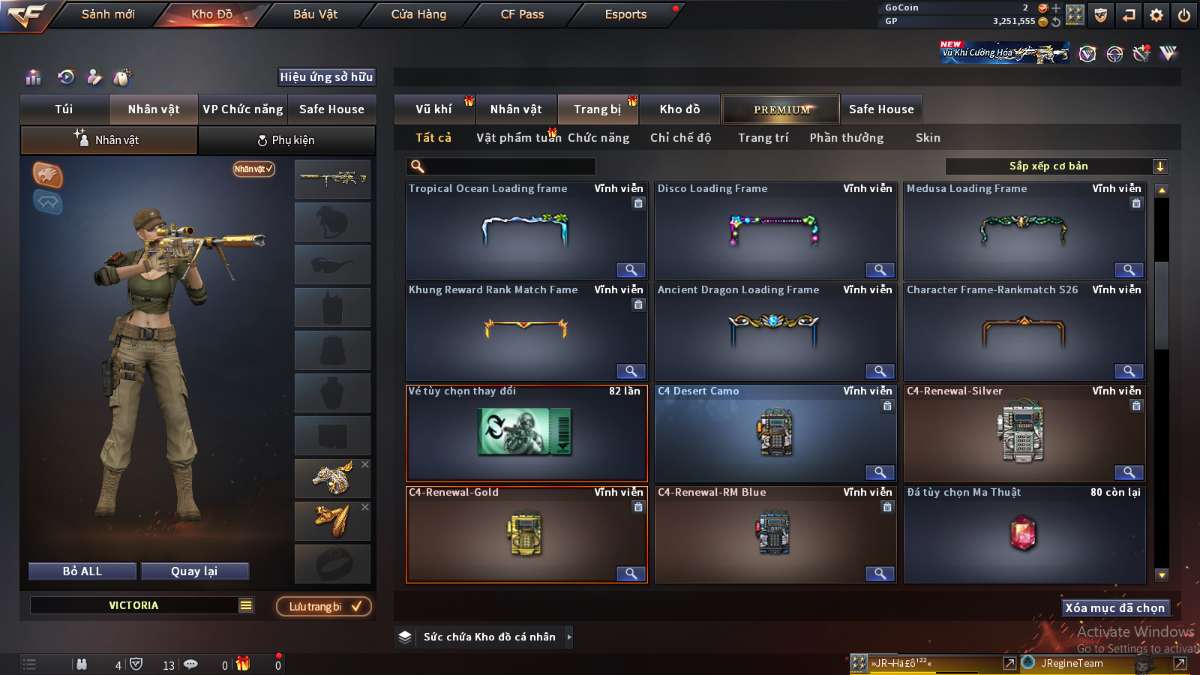 shop acc cf uy tin gia re